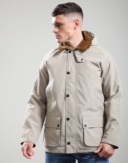 Barbour Winter Ashby Jacket Washed Stone