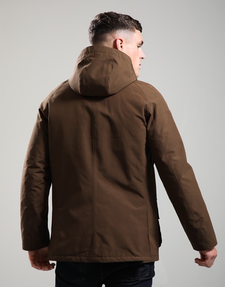 Barbour Winter Ashby Waterproof Jacket Dark Sand