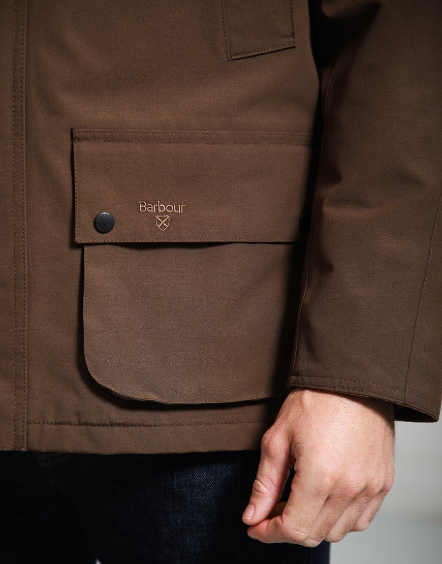 Barbour Winter Ashby Waterproof Jacket Dark Sand