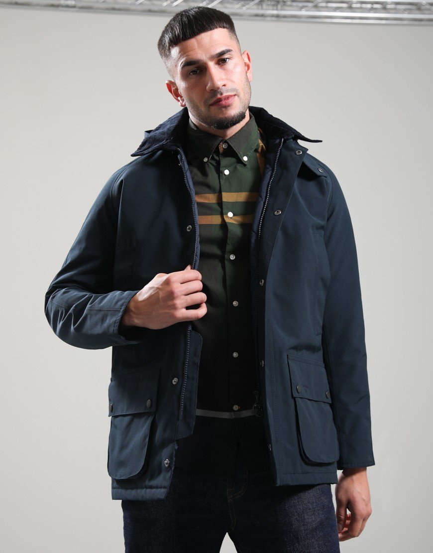 Barbour Winter Ashby Jacket Navy