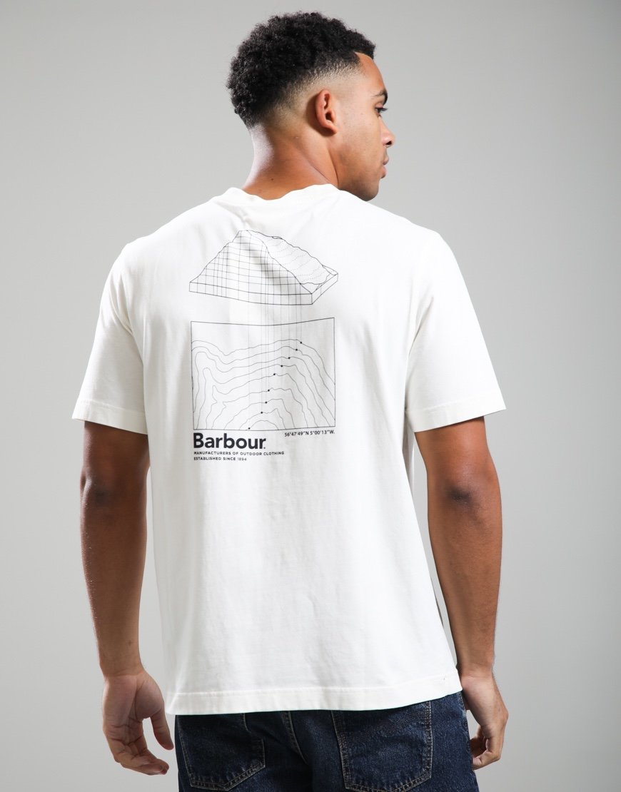 Barbour Woodbine Relaxed Graphic T-Shirt Whisper White