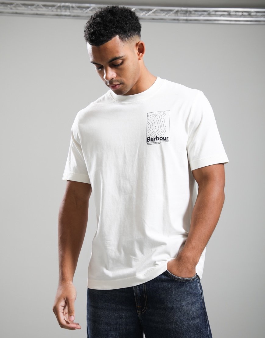 Barbour Woodbine Relaxed Graphic T-Shirt Whisper White
