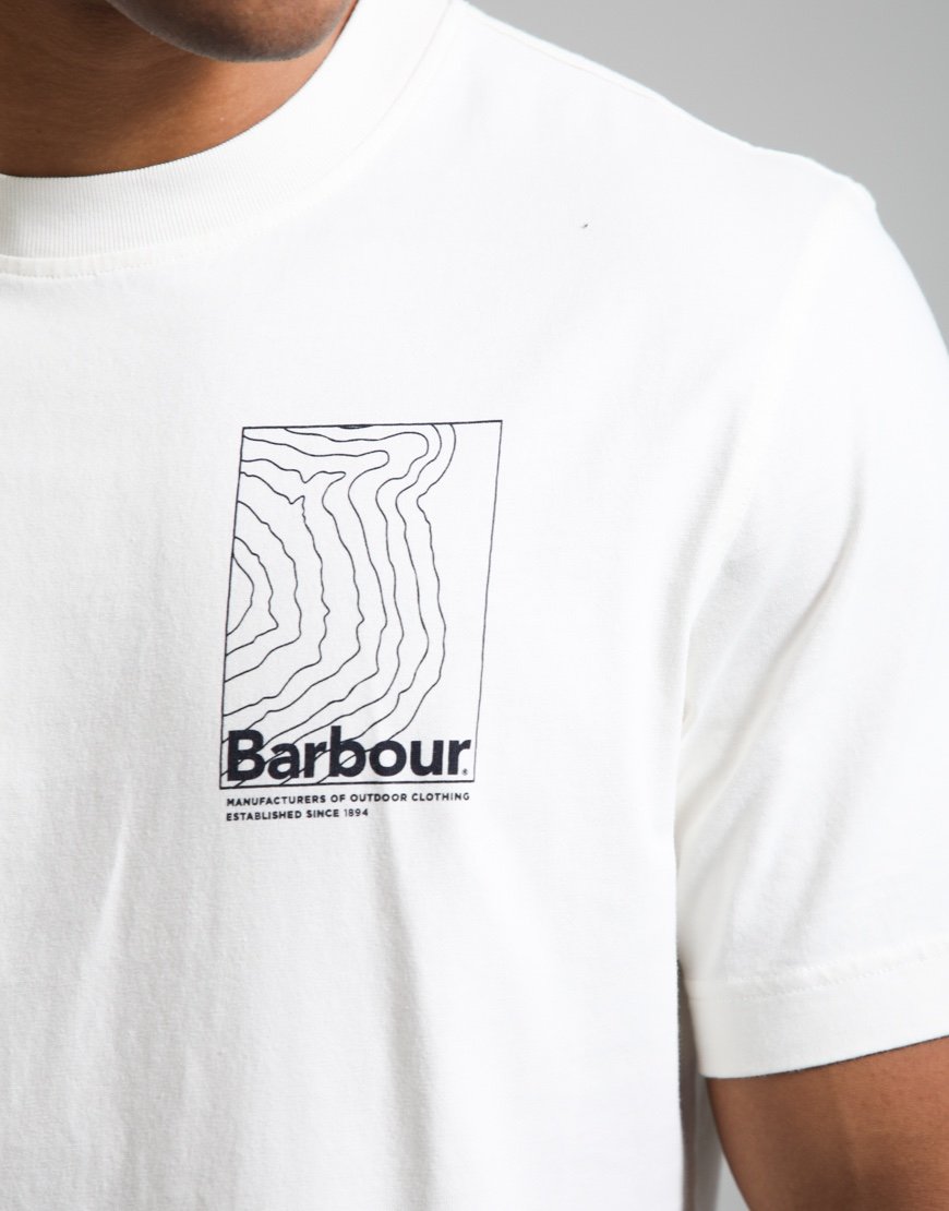 Barbour Woodbine Relaxed Graphic T-Shirt Whisper White