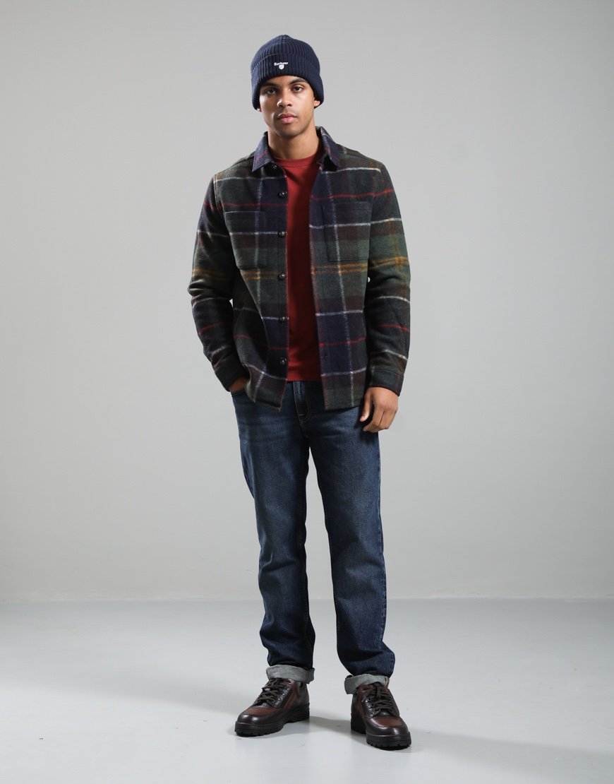 Barbour Woodlane Brushed Check Overshirt Classic Tartan