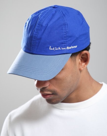 Barbour X Paul Smith Cap Royal Blue