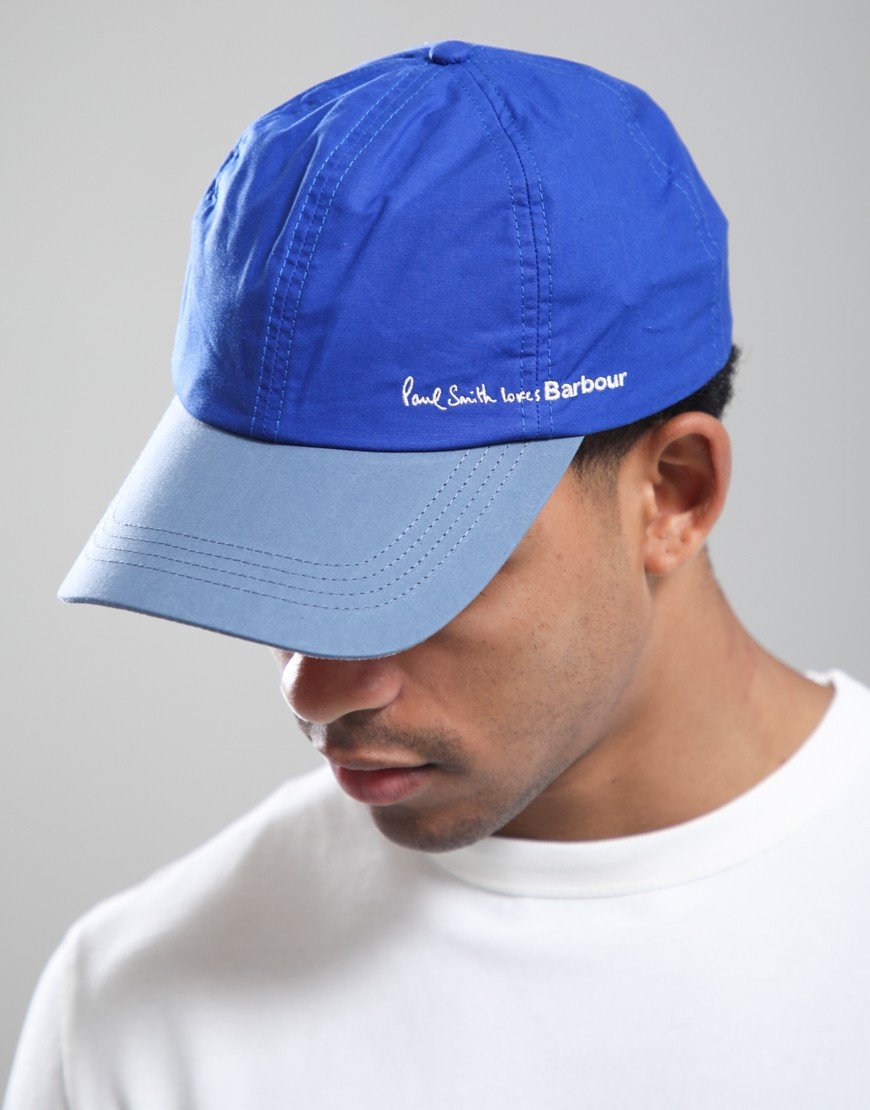 Barbour X Paul Smith Cap Royal Blue