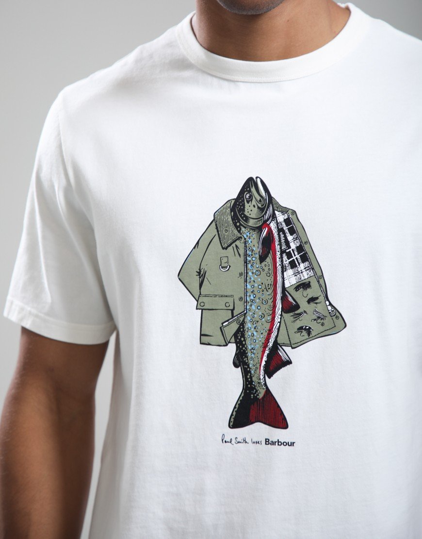Barbour X Paul Smith Fishing T-Shirt Whisper