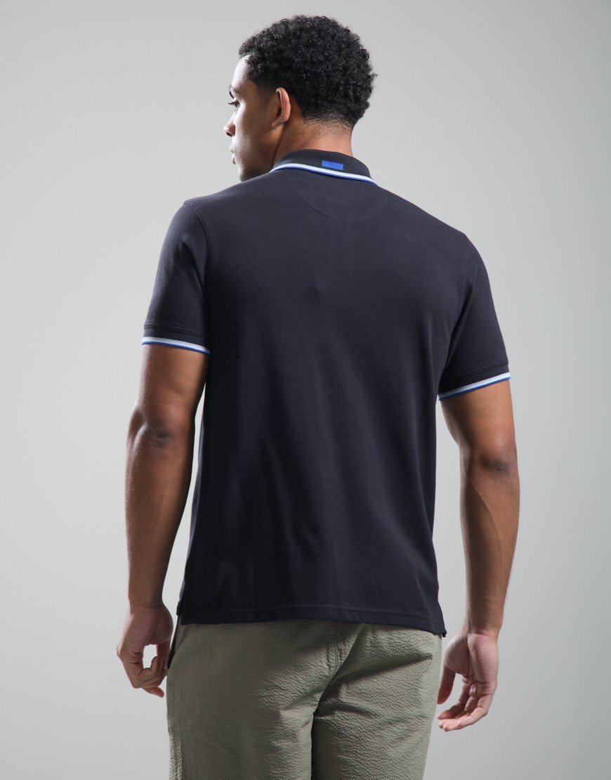Paul Smith Loves Barbour Lure Polo Shirt Dark Navy