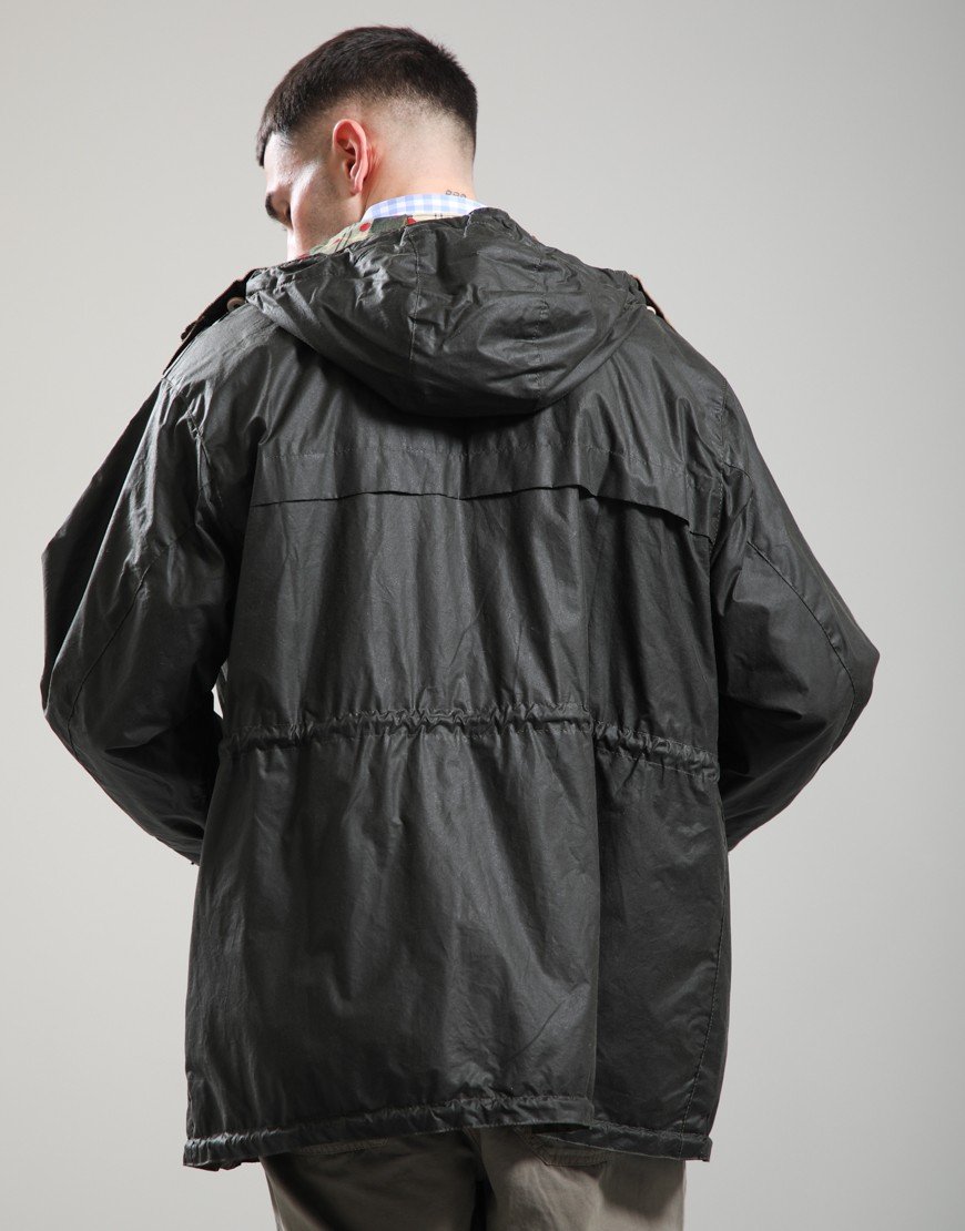 Barbour x Paul Smith Durham Wax Jacket Archive Olive