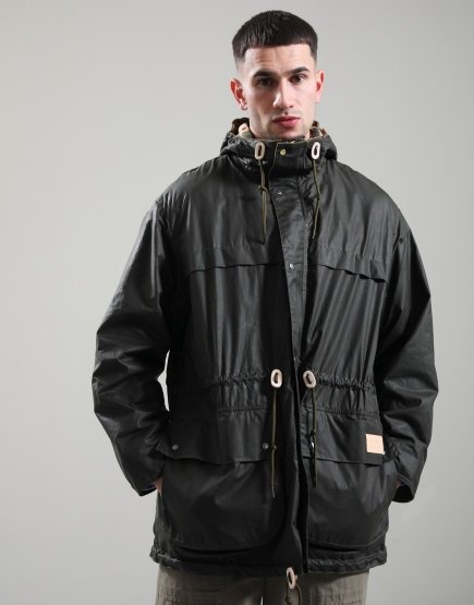Barbour x Paul Smith Durham Wax Jacket Archive Olive