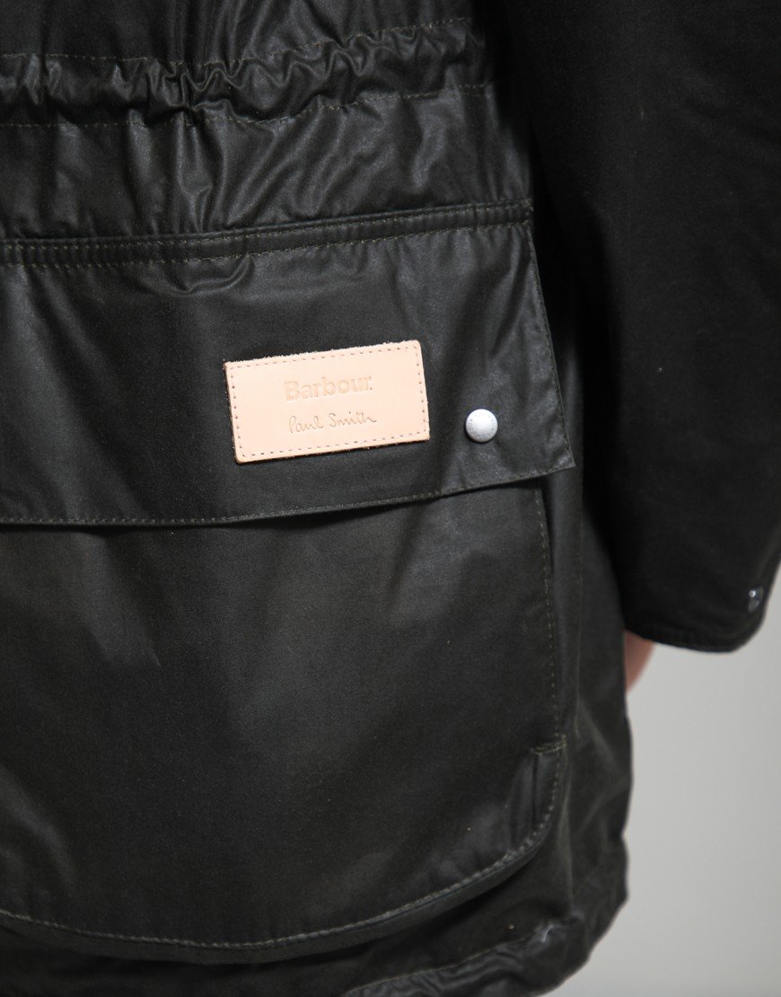 Barbour x Paul Smith Durham Wax Jacket Archive Olive