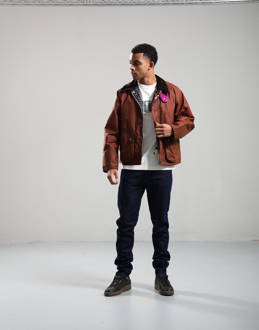 Paul Smith Loves Barbour Key Transport Wax Jacket Russet