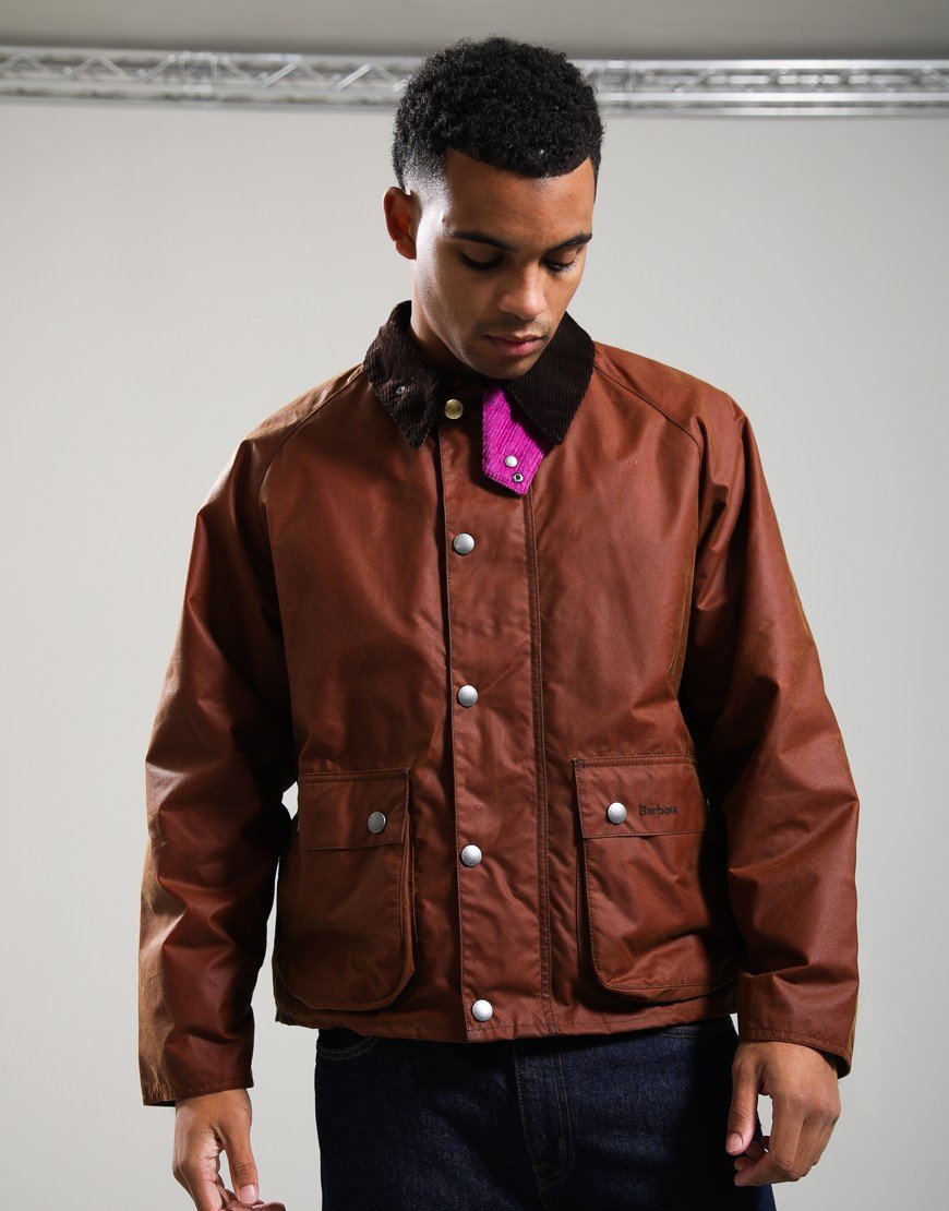 Paul Smith Loves Barbour Key Transport Wax Jacket Russet