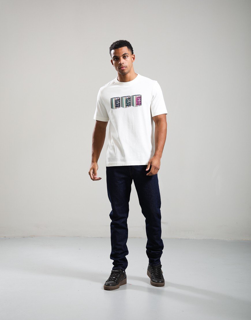 Paul Smith Loves Barbour Tinned T-Shirt Whisper White