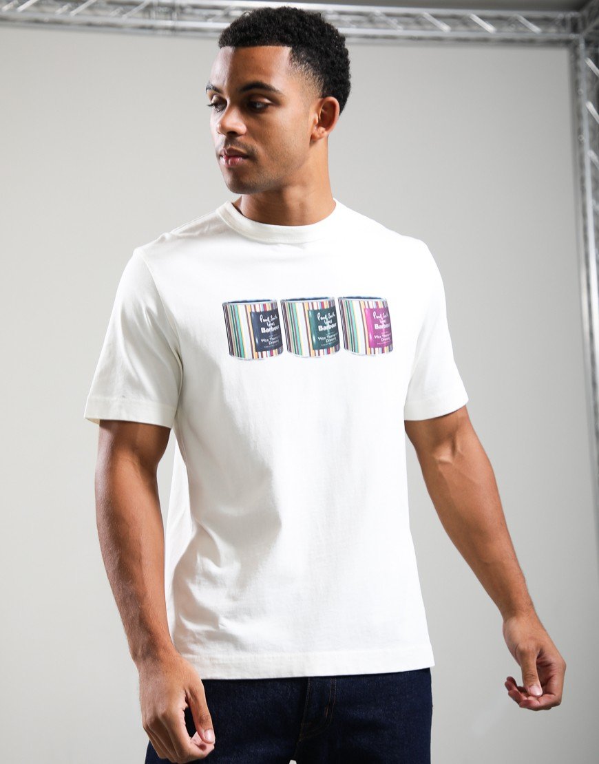 Paul Smith Loves Barbour Tinned T-Shirt Whisper White