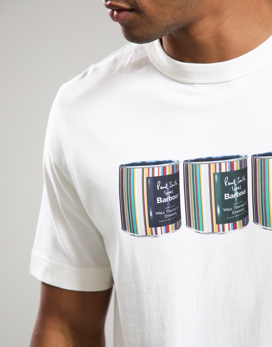 Paul Smith Loves Barbour Tinned T-Shirt Whisper White