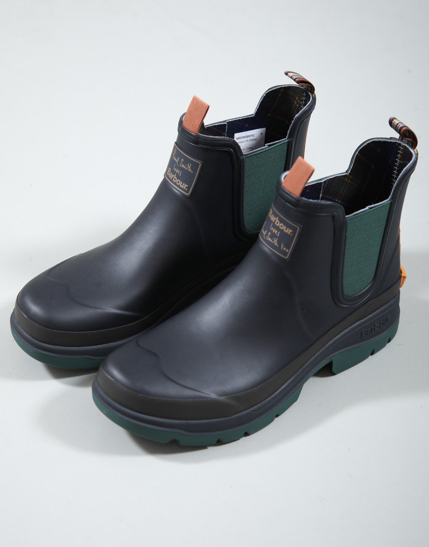 Paul Smith Loves Barbour Chelsea Welly Navy