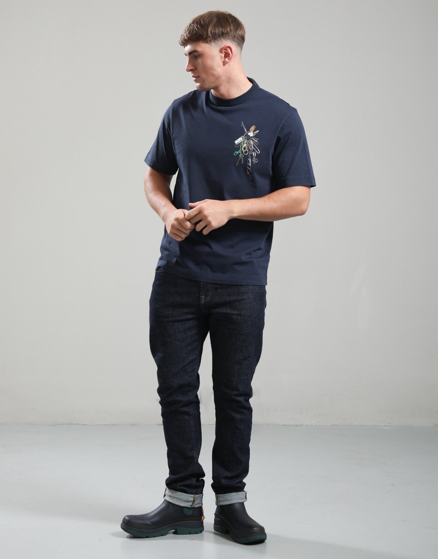 Barbour x Paul Smith Key T-Shirt Navy