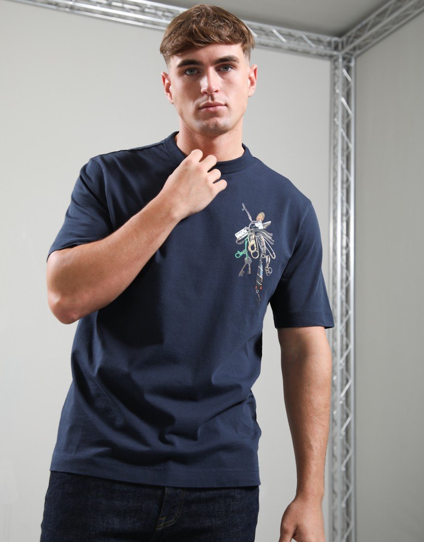 Barbour x Paul Smith Key T-Shirt Navy
