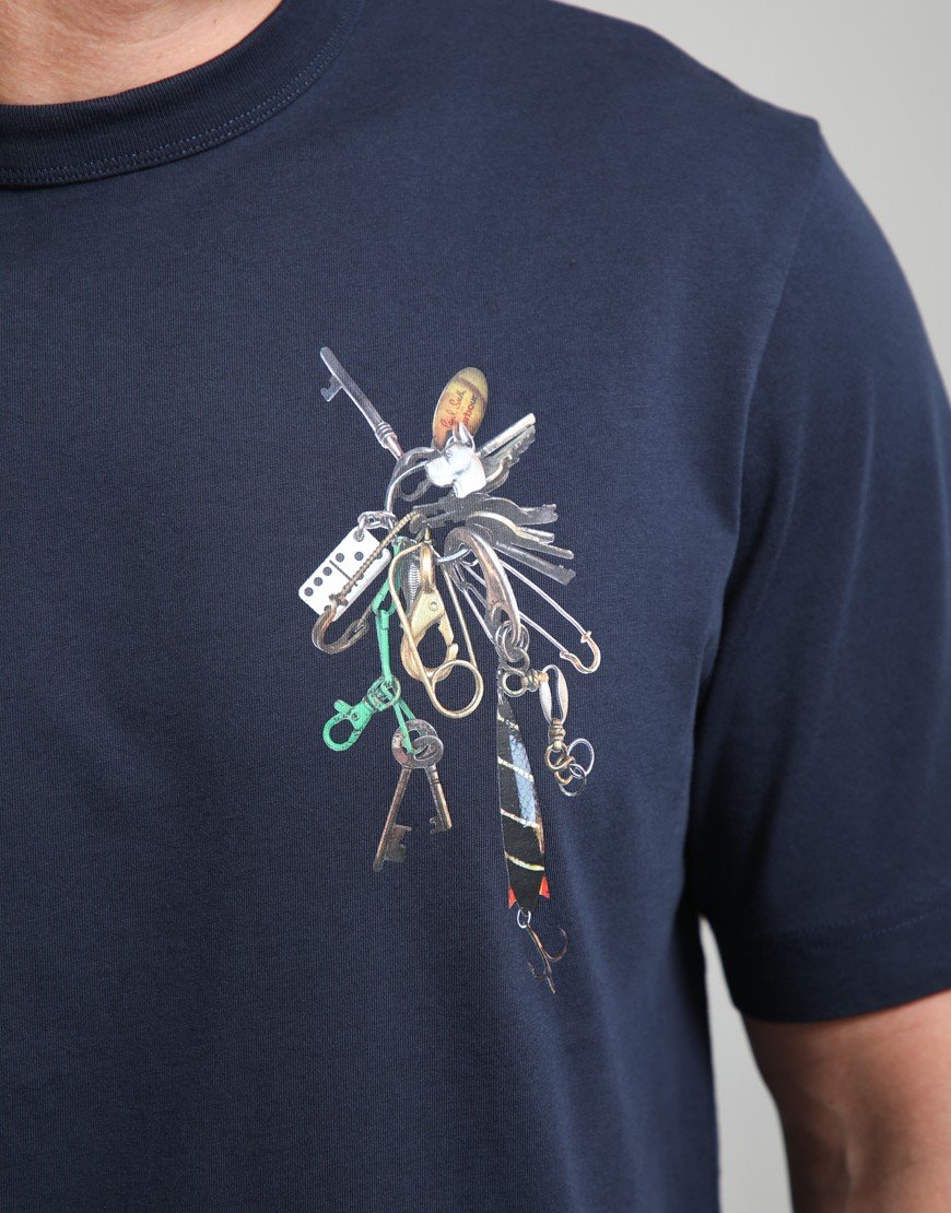 Barbour x Paul Smith Key T-Shirt Navy