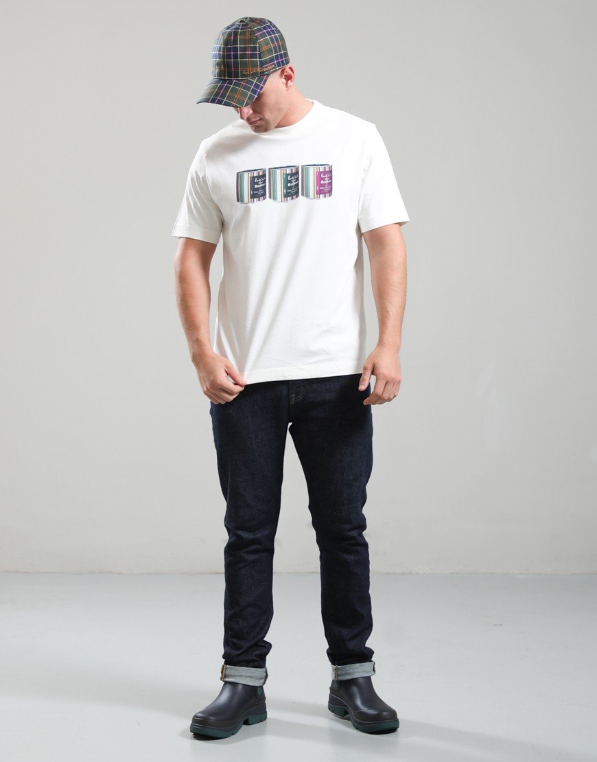 Barbour x Paul Smith Tinned T-Shirt Whisper White