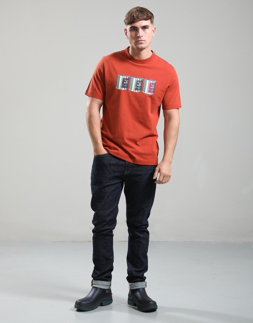 Barbour x Paul Smith Tinned T-Shirt Russet