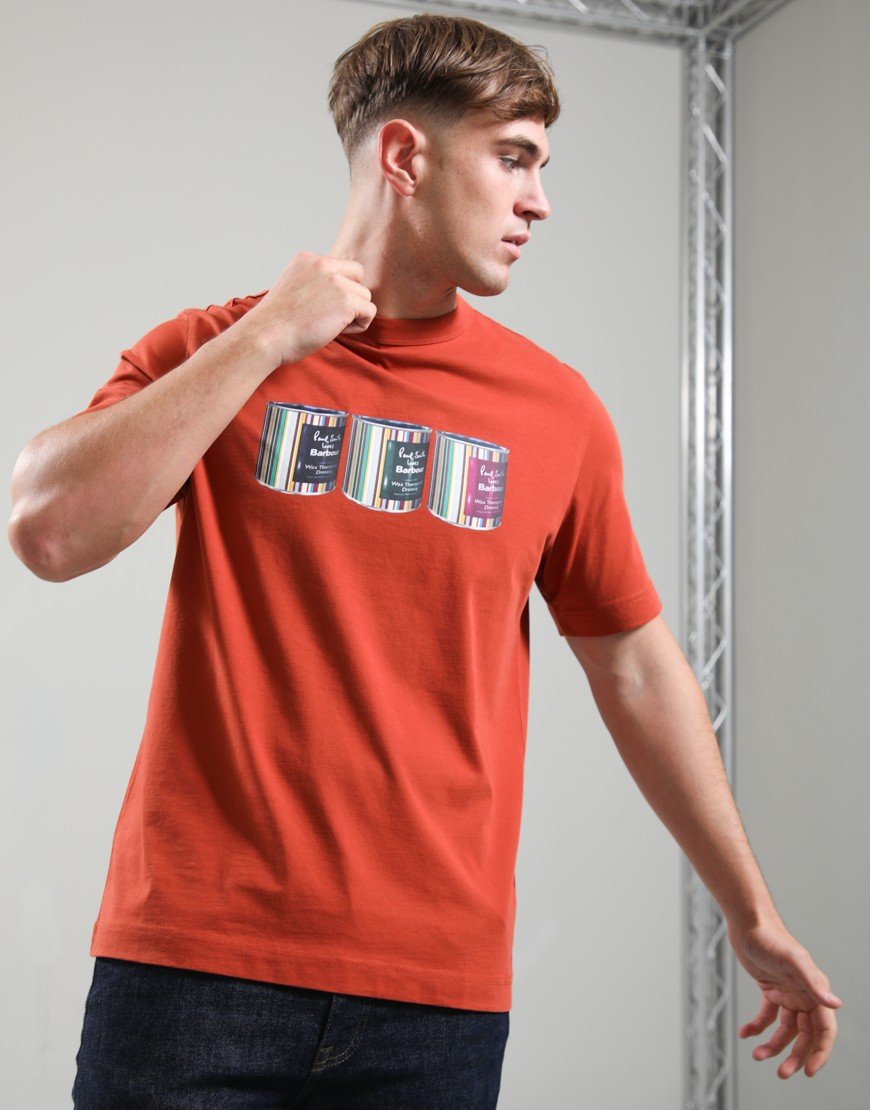 Barbour x Paul Smith Tinned T-Shirt Russet