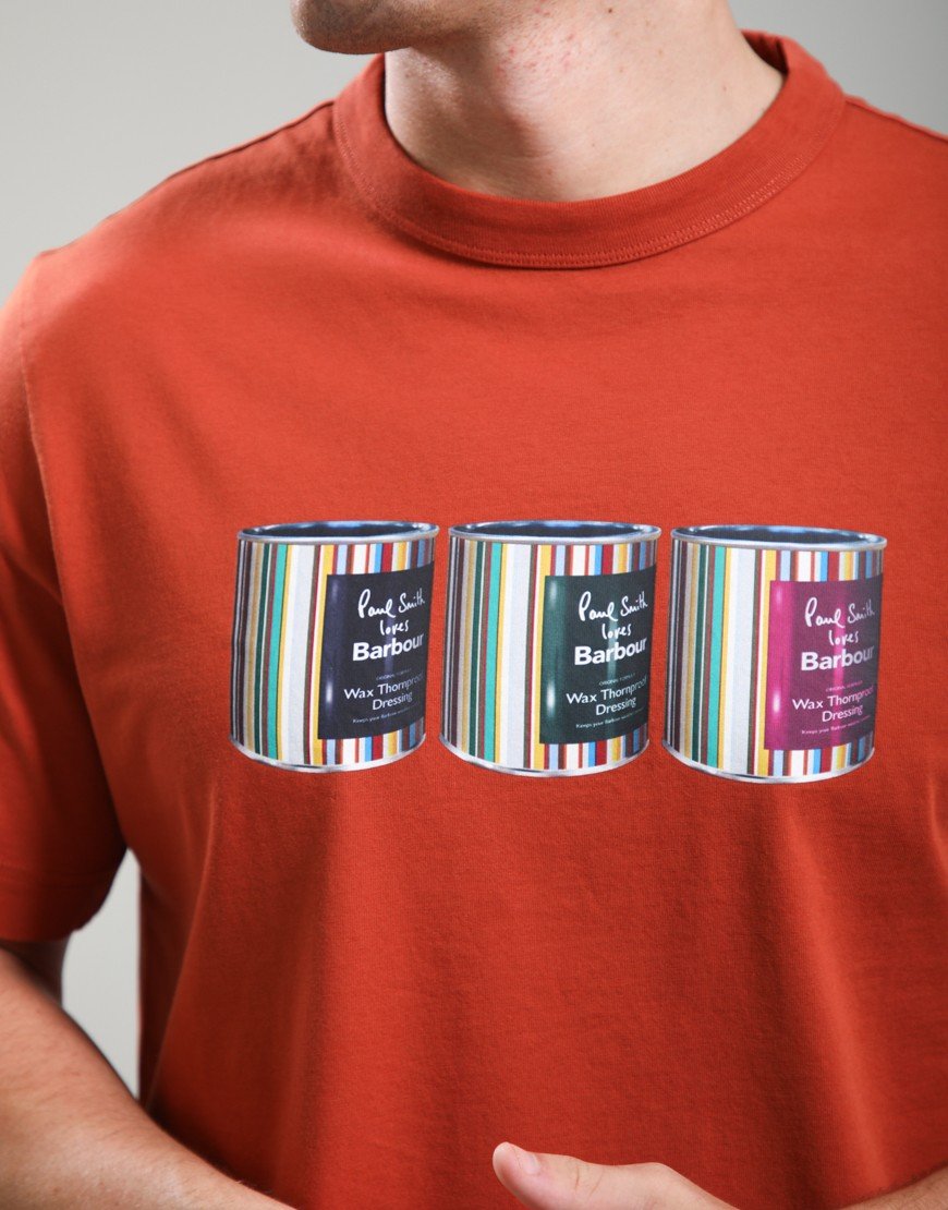 Barbour x Paul Smith Tinned T-Shirt Russet
