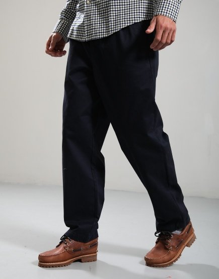 Barbour Yorklane Twill Trousers Dark Navy