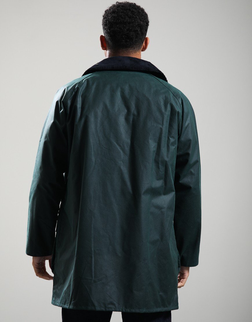 Paul Smith Loves Barbour Gamefair Wax Jacket Bottle Green