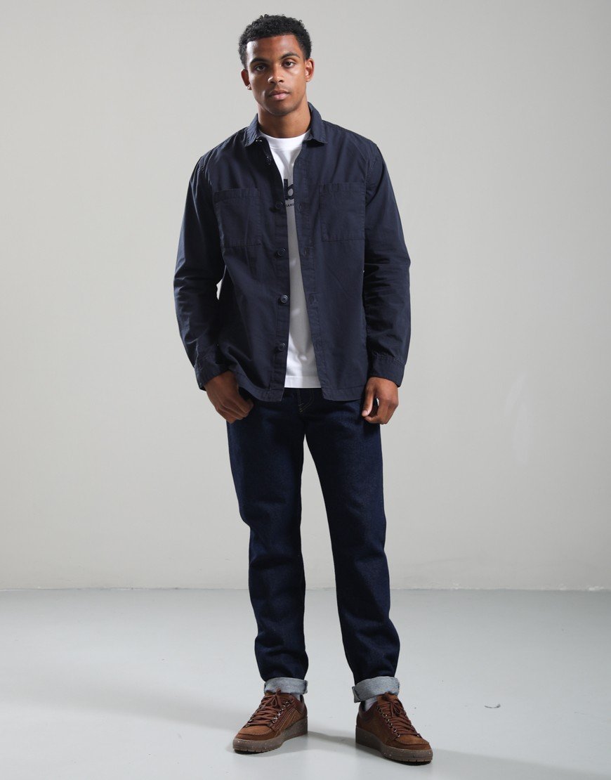Barbour Rickfell Overshirt Dark Navy