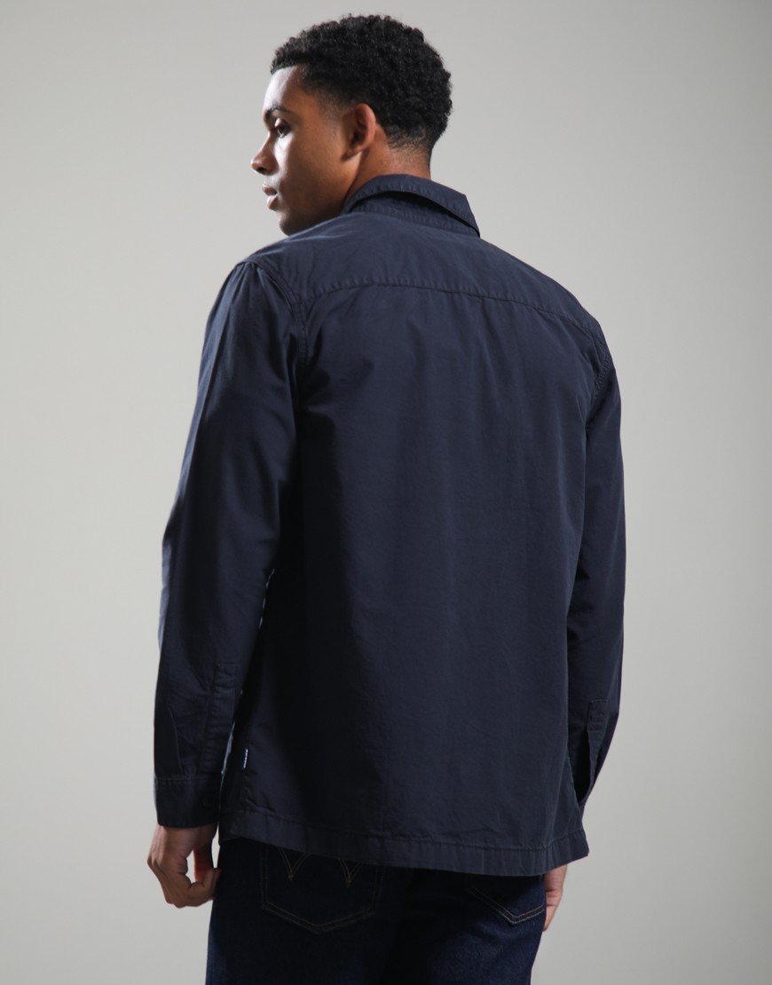Barbour Rickfell Overshirt Dark Navy