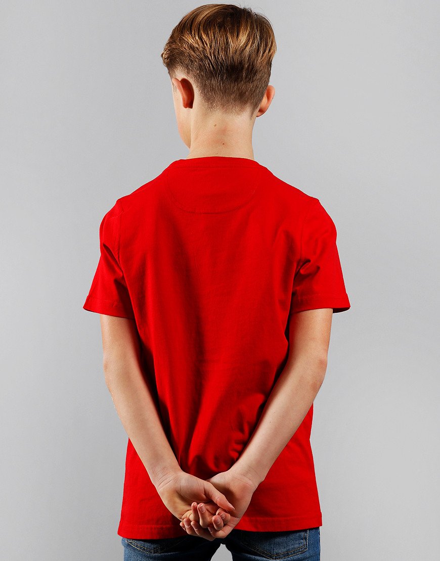 barbour international kids red