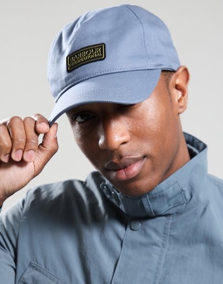 Barbour International Croft Cap Blue Finch