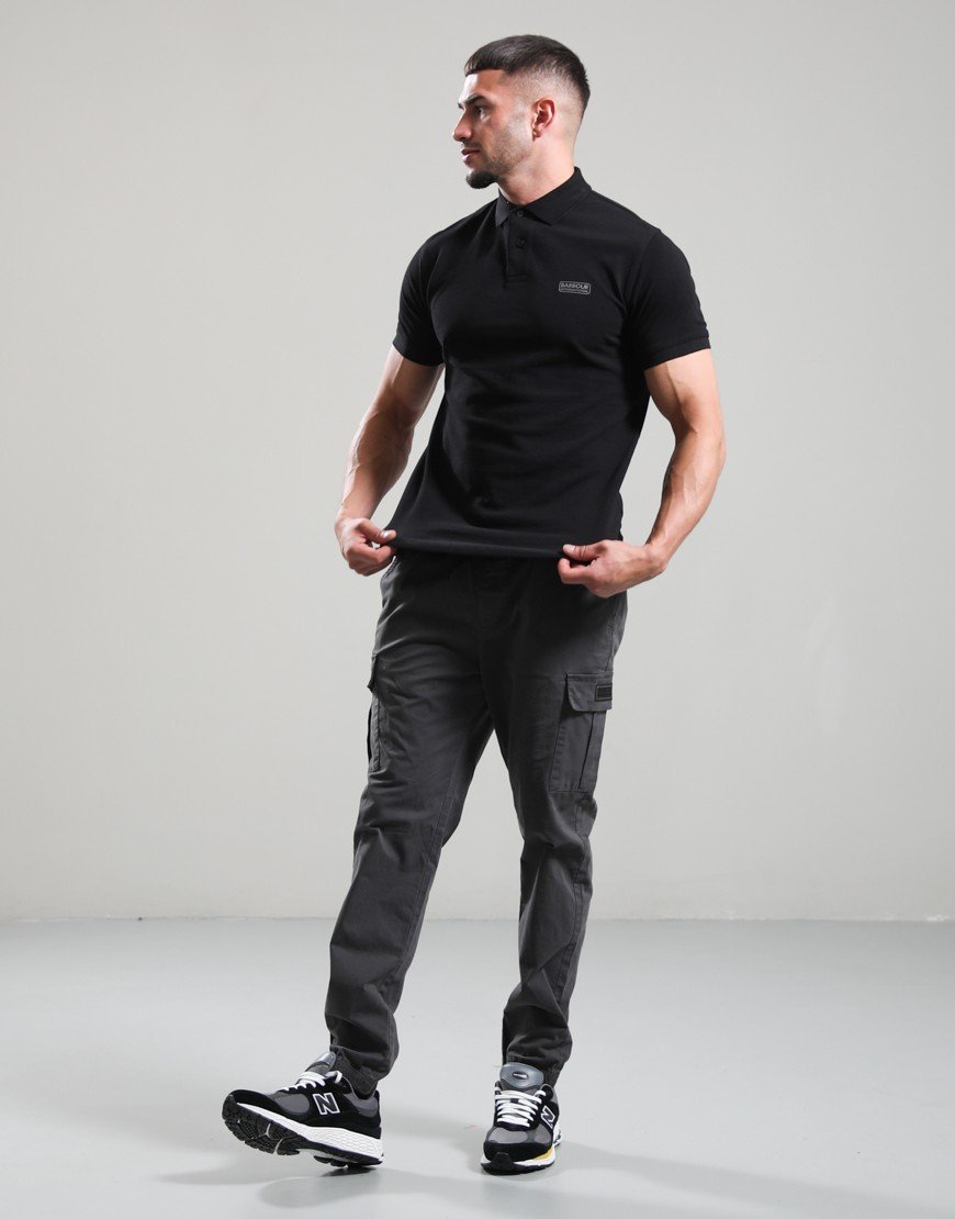 Barbour International Essential Polo Shirt Black
