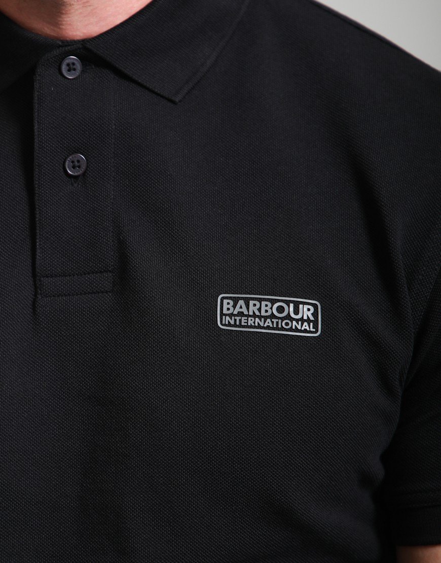 Barbour International Essential Polo Shirt Black