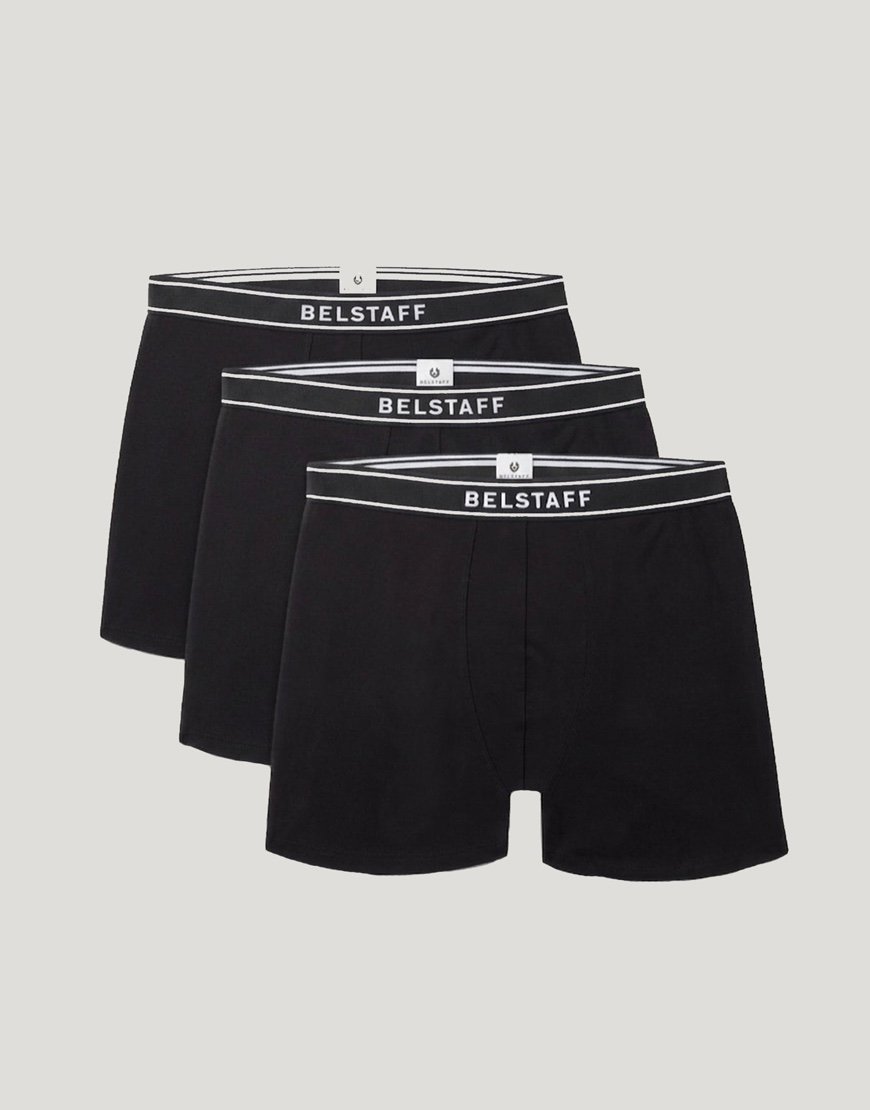 Belstaff 3 Pc Boxer Brief Set Black