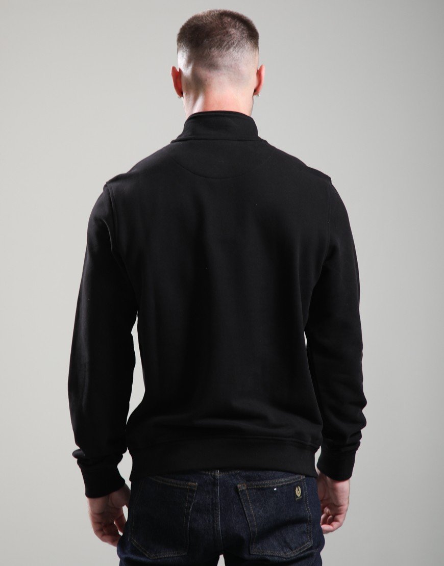 Belstaff Quarter Zip Sweatshirt Black