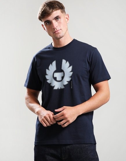 Belstaff Bitmap T-Shirt  Dark Ink