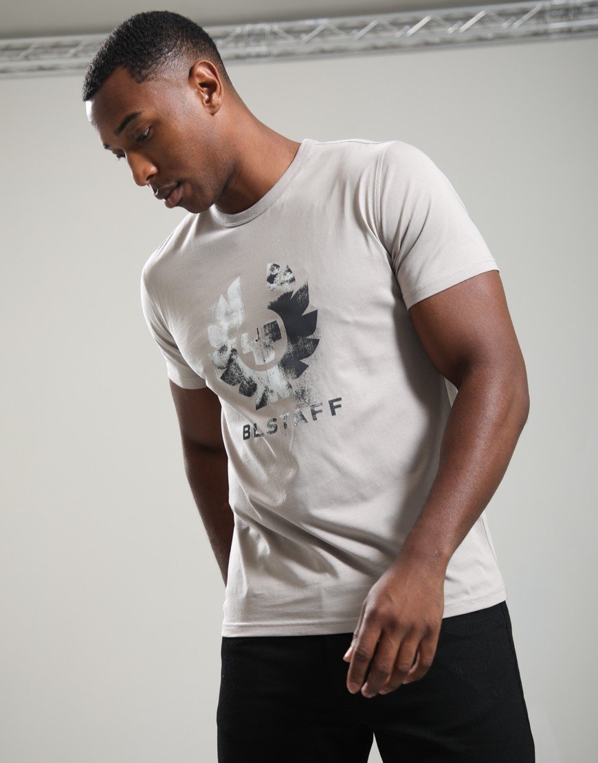 Belstaff Blur T-Shirt Cotton Concrete