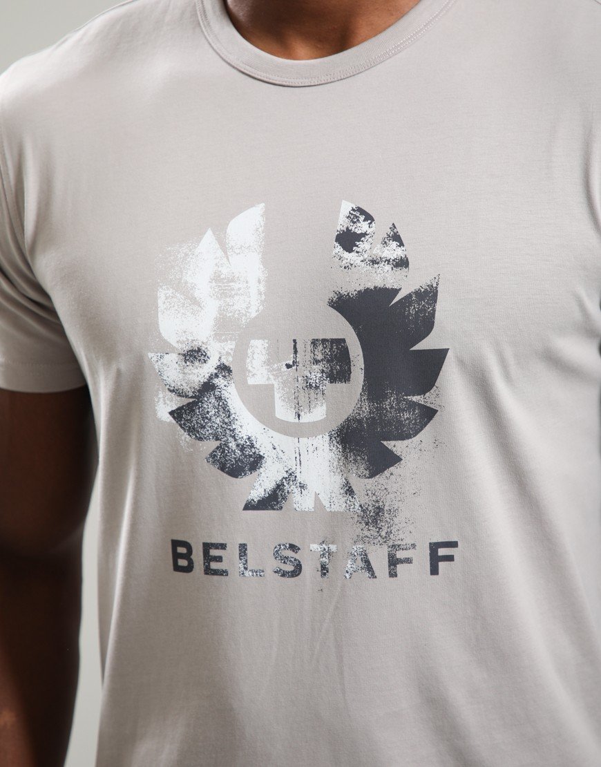 Belstaff Blur T-Shirt Cotton Concrete