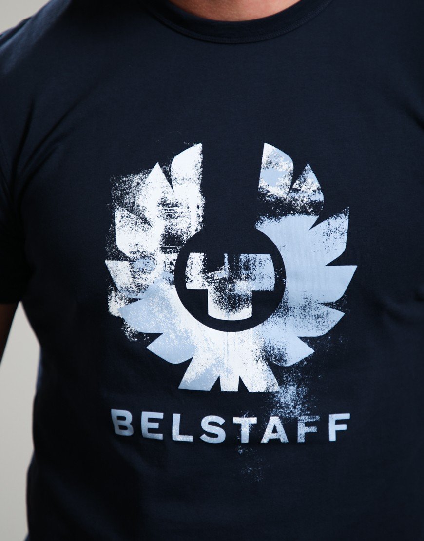 Belstaff Blur T-Shirt Cotton Dark Ink