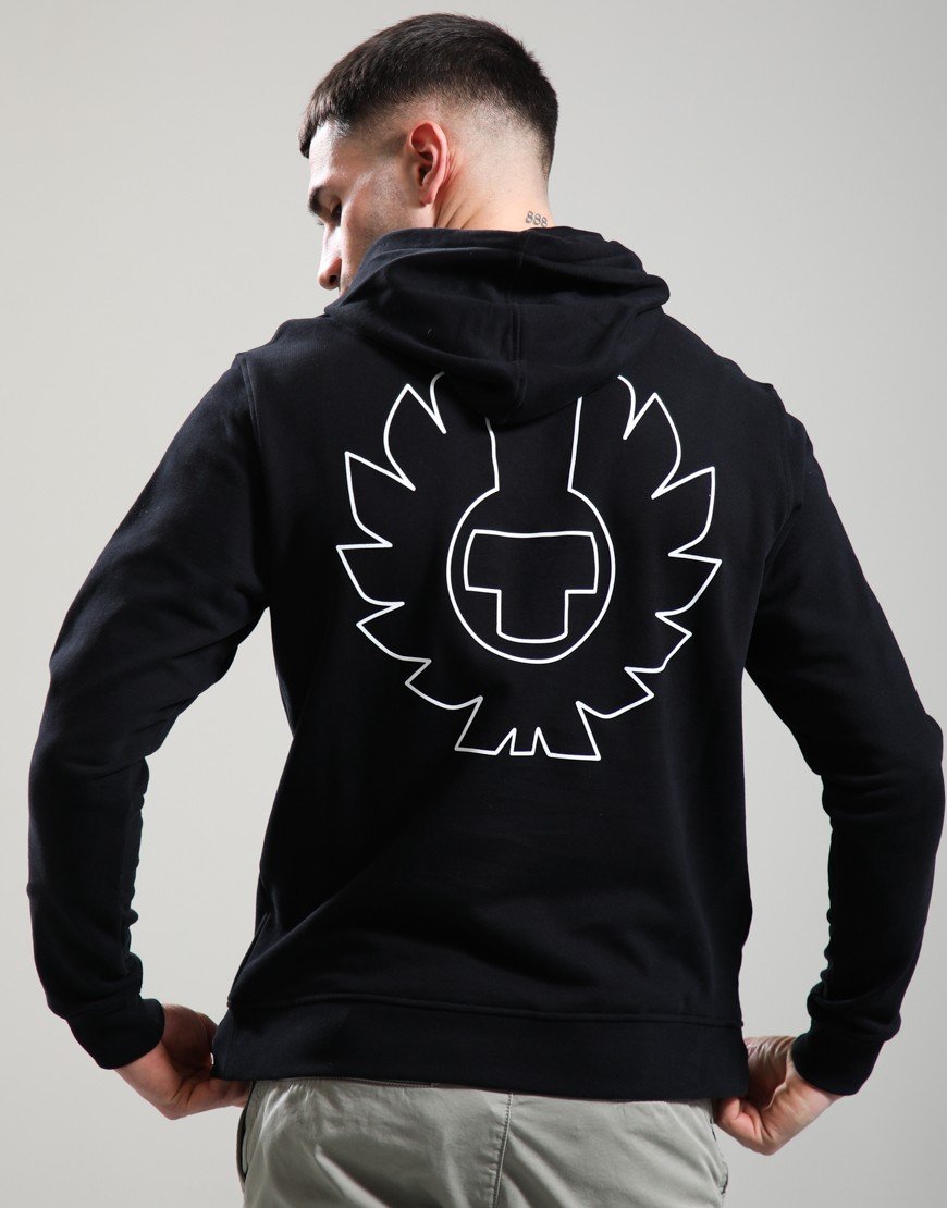 Belstaff Border Hoodie Black