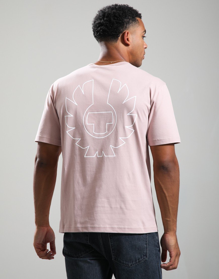 Belstaff Border T-Shirt Dusk Pink