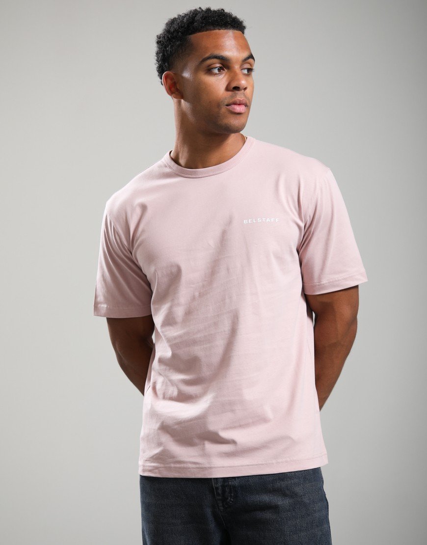 Belstaff Border T-Shirt Dusk Pink