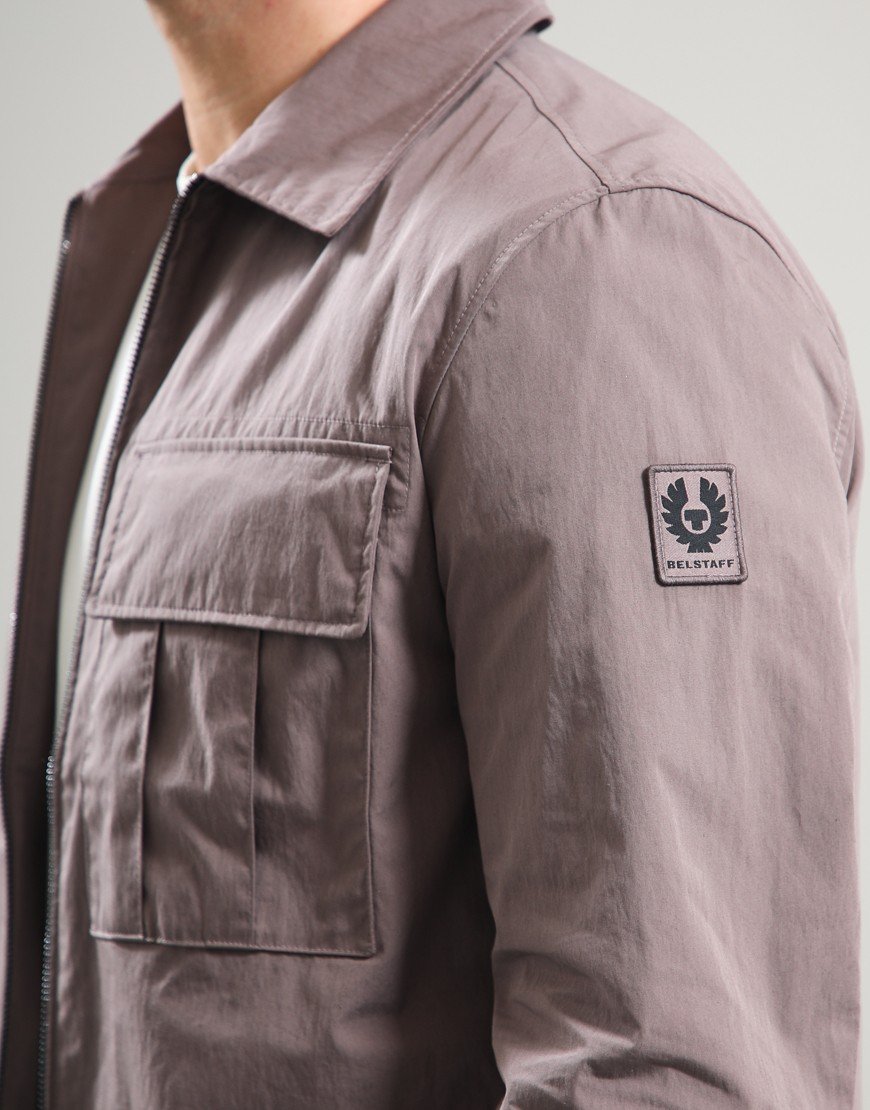 Belstaff Cargo Overshirt Asphalt