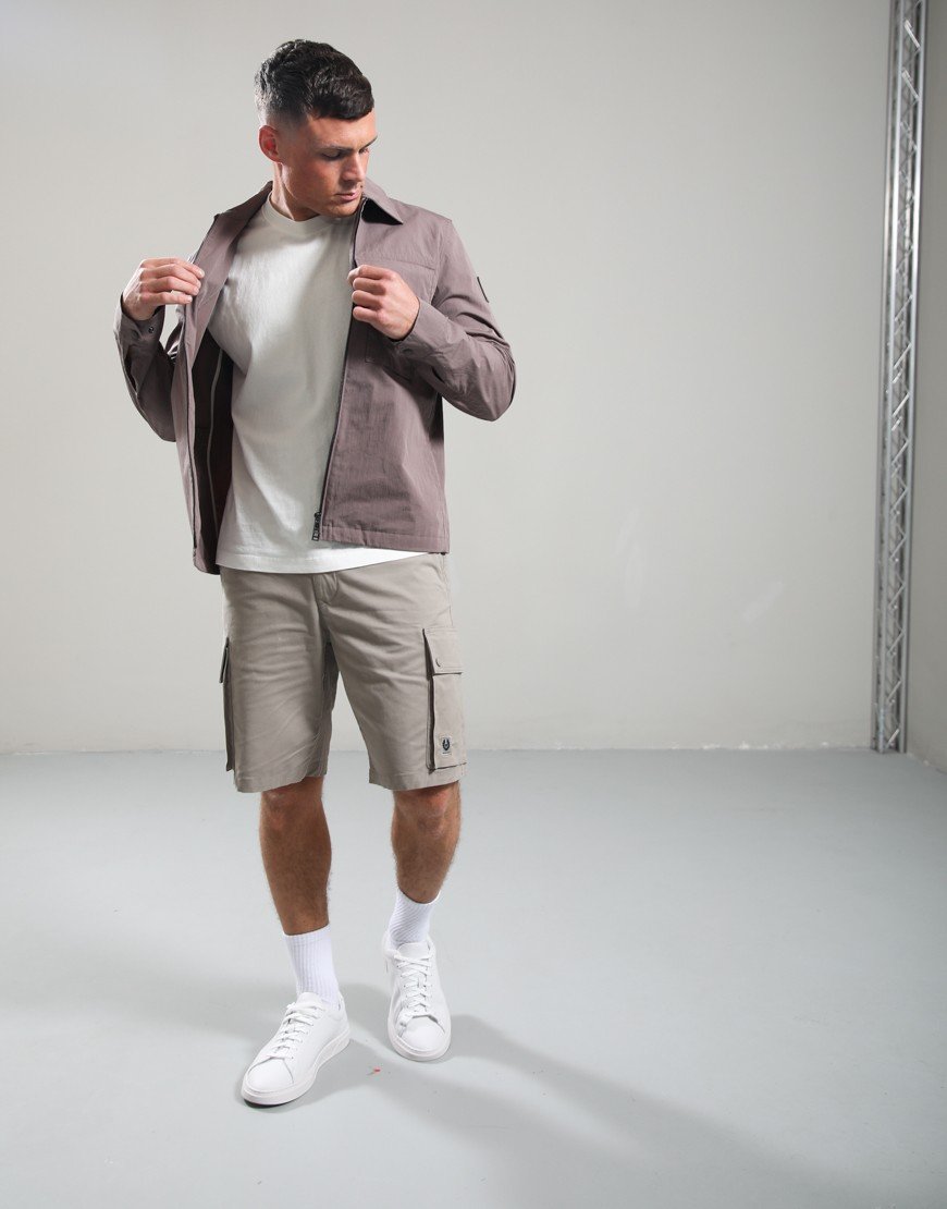 Belstaff Cargo Overshirt Asphalt