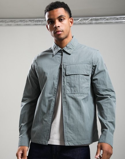 Belstaff Cargo Overshirt Atlantic Grey