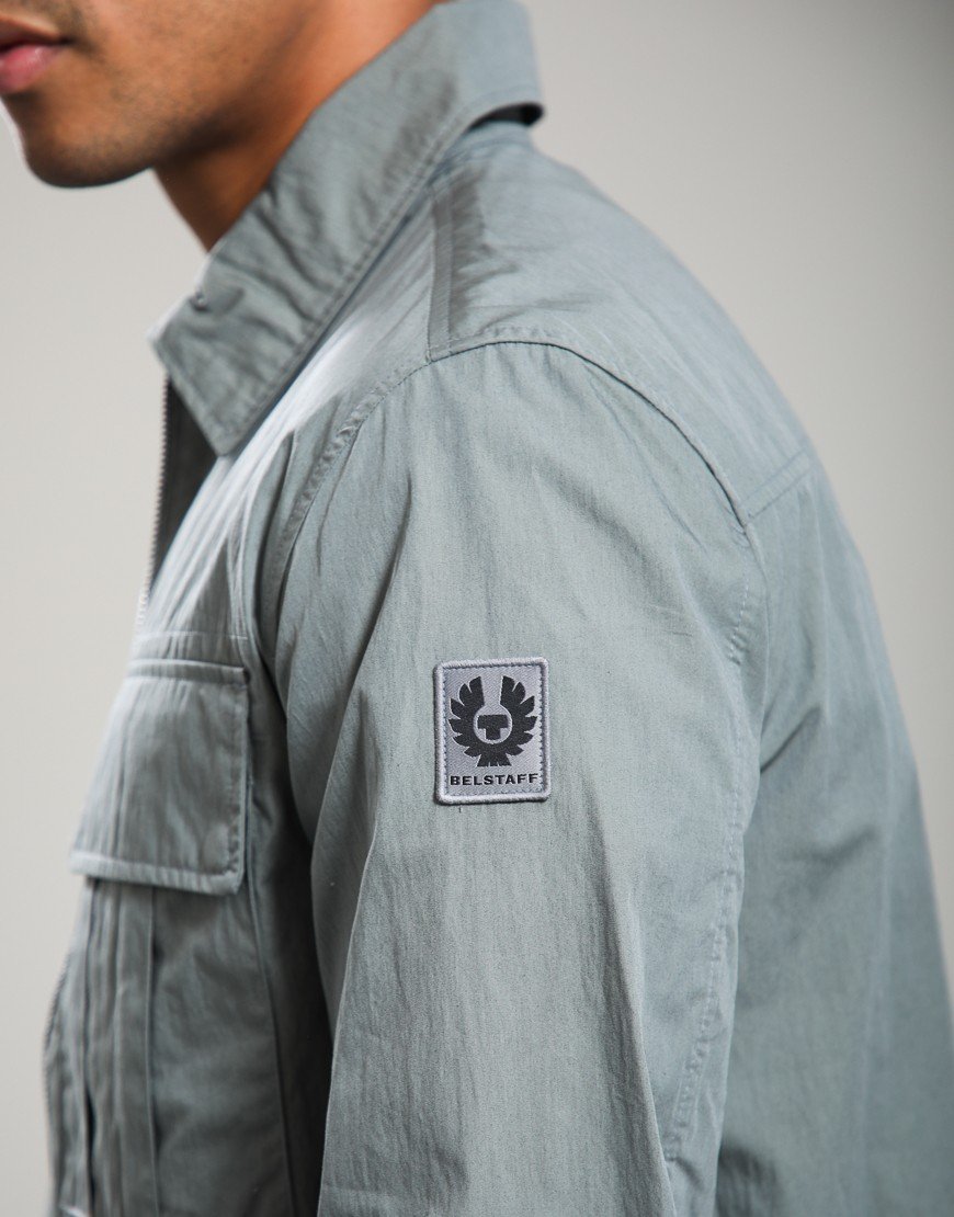 Belstaff Cargo Overshirt Atlantic Grey