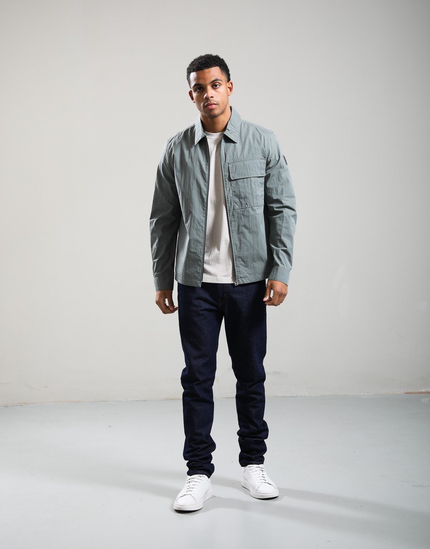 Belstaff Cargo Overshirt Atlantic Grey